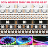 Three types of individually addressable RGB LED strips: DC5V WS2812B 30/60/144 LED, 60/67, and 144-RGB.