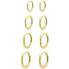 Classic Stainless Steel Hoop Earrings