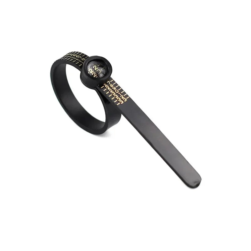 Adjustable Ring Sizing Gauge with Magnifier