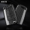 Carbon Fiber Car Key Case Cover for VW, SEAT & Skoda