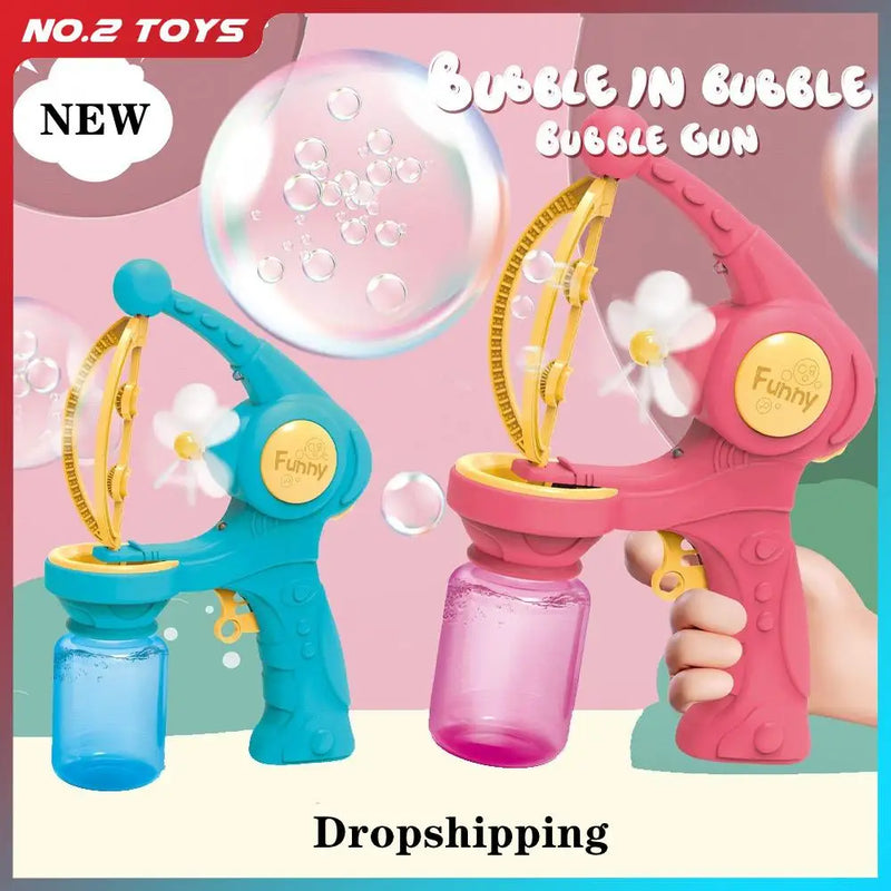 Automatic Bubble Gun for Kids