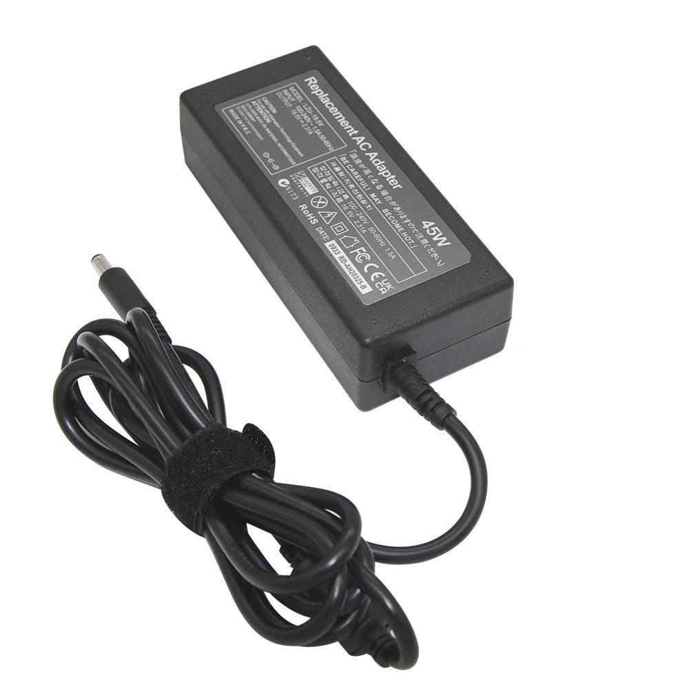 45W Dell Laptop Charger with 4.5mm x 3.0mm Tip