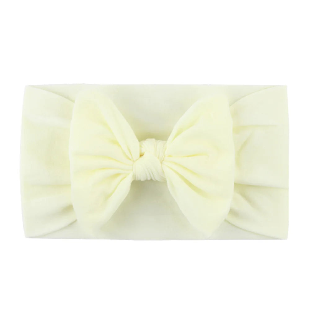 Soft Stretch Baby Bow Headbands