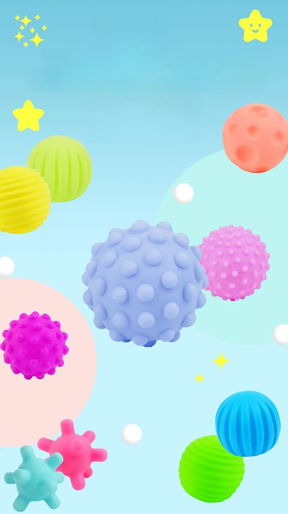 Textured Sensory Ball Set for Babies and Toddlers