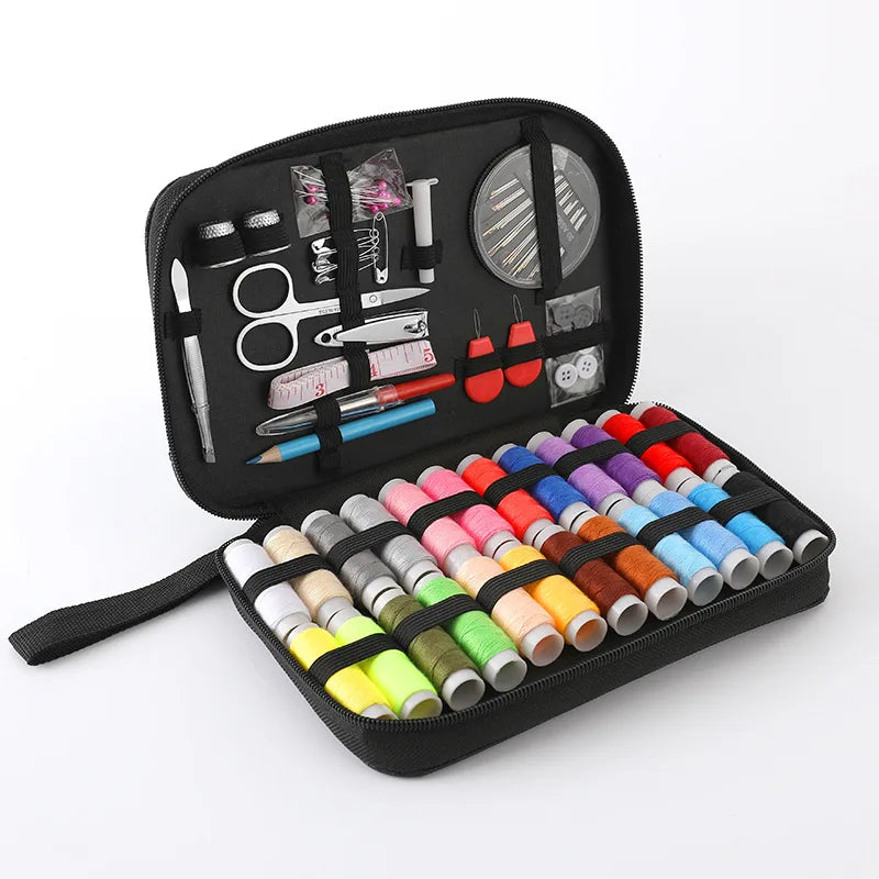Complete Sewing Kit with Threads, Needles, and Accessories