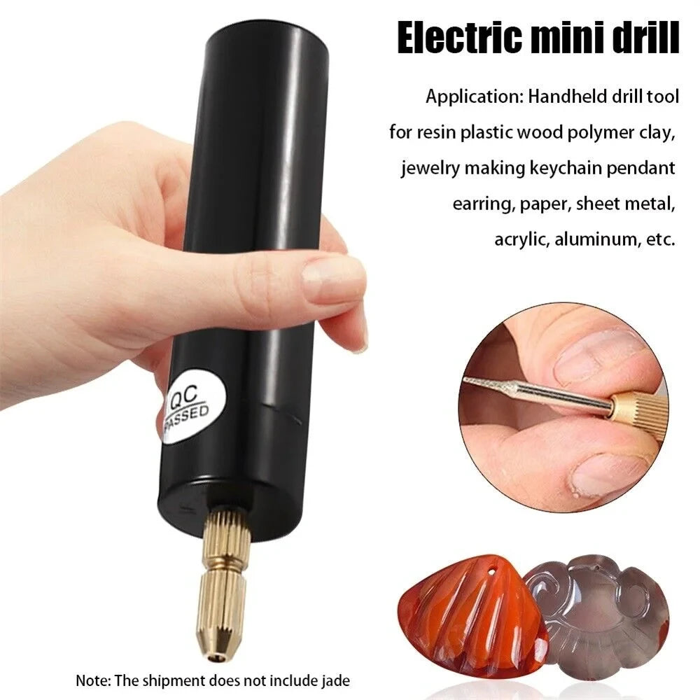Mini Electric Drill for Jewelry Making & Precision Crafting