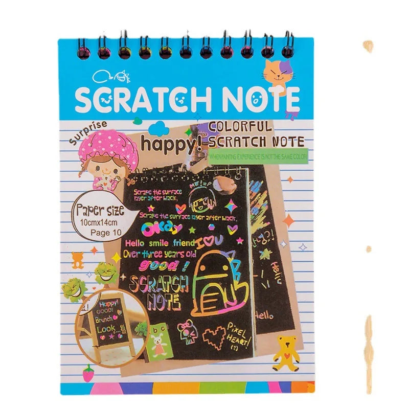 Colorful Magic Scratch Art Book Set for Kids