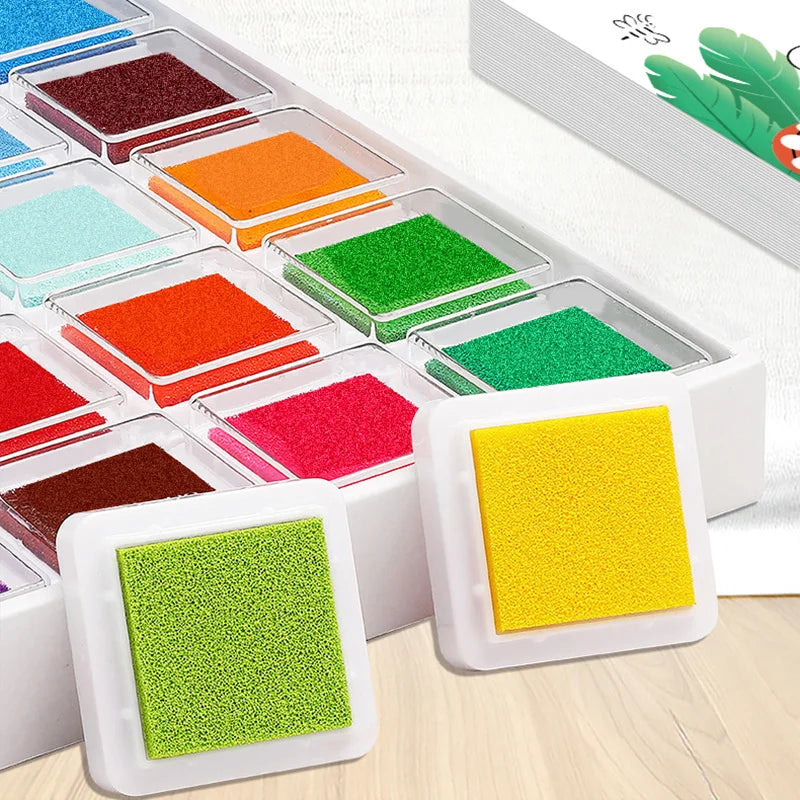 Kids Finger Paint Art Set with Stencils