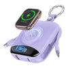 4-in-1 Fast Charging Power Bank with Built-In Cables and LED Display
