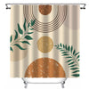 Double-Layer Waterproof Shower Curtain with Snap-In Liner