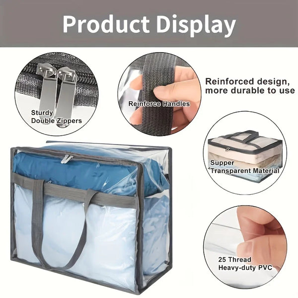 Clear Textile Storage Bag