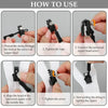 Universal Zipper Repair Kit with Detachable Sliders