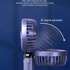 Portable Neck Fan with LED Display and Phone Stand