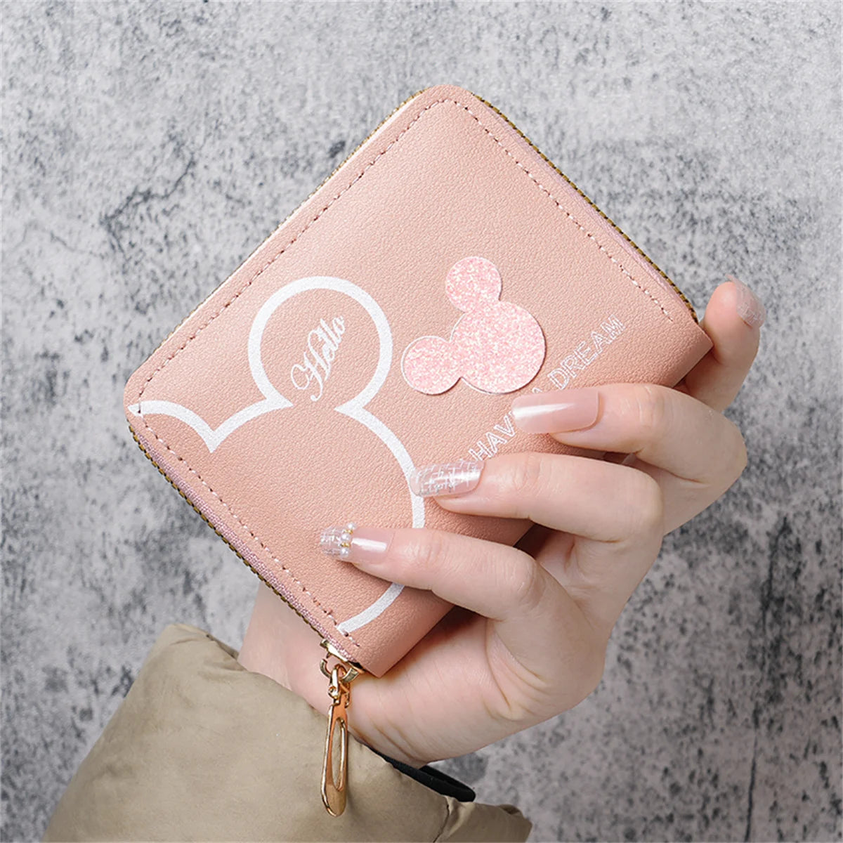 Adorable Cartoon Mini Wallet with Coin Pocket