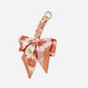 Elegant Bow Chain Bag Strap with Hanging Charm