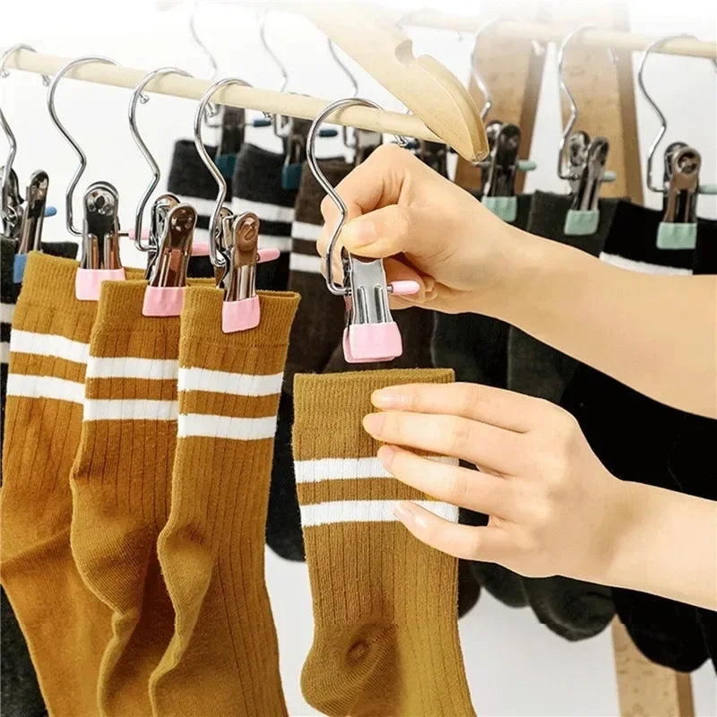 Stainless Steel Clothespins with Hooks