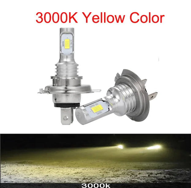 High-Performance LED Headlight Bulbs - Pair