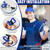 A man demonstrates the easy installation of paint sprayer tips onto a spray holder nozzle.