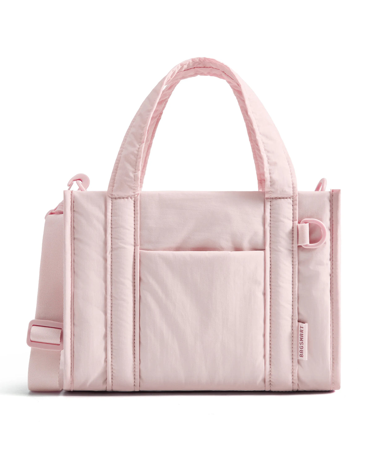 Lightweight Quilted Tote Bag with Crossbody Strap