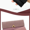 Women's Tri-Fold PU Leather Wallet with Coin Pocket