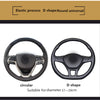 Premium Microfiber Leather Steering Wheel Cover