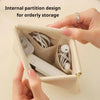 Compact PU Travel Pouch with Spring Closure