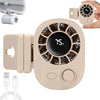 360° Rotatable Clip-On Car Fan with USB Rechargeable Battery