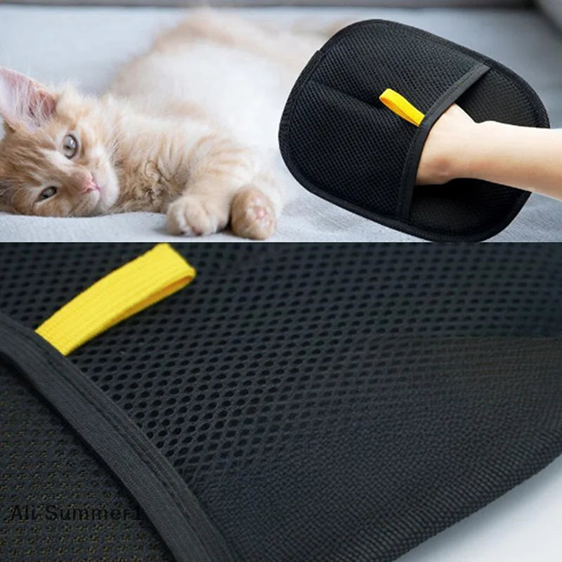 Double-Sided Electrostatic Pet Grooming Gloves