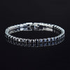 4mm Micro-Pavé Zircon Tennis Bracelet