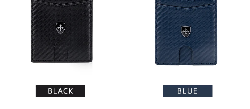 Slim PU Leather Bifold Wallet with Card Holder