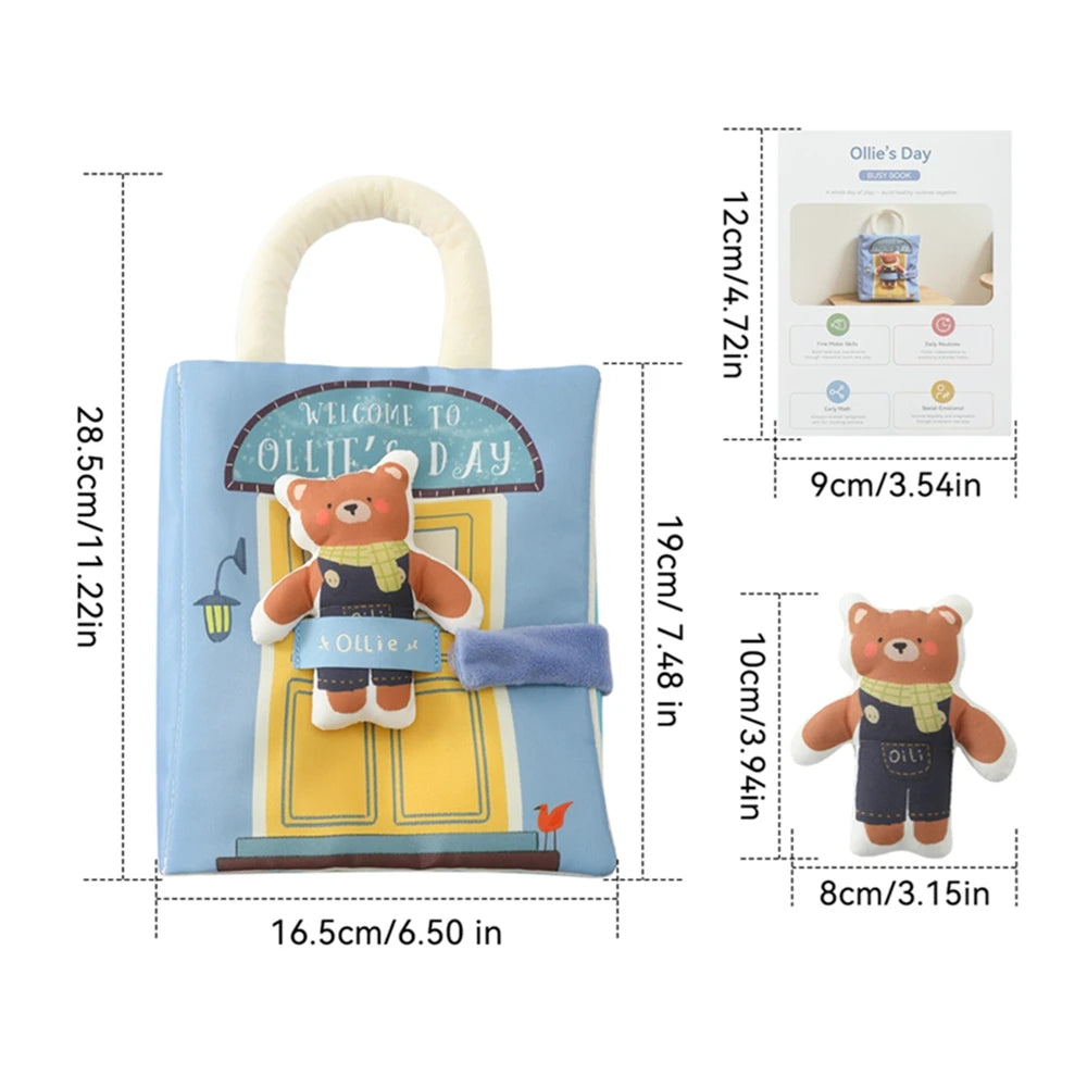 Montessori Sensory Tissue Box Toy with Soft Scarves