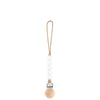 Silicone Baby Pacifier Clip with Wooden Beads