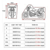 All-Weather Waterproof Motorcycle Cover with Storage Bag