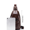 Vintage Genuine Leather Crossbody Bag for Men