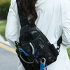 Waterproof Crossbody Fishing Gear Bag with Rod Holder