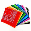 Paisley Bandana Square Scarf – 55cm Cotton Blend for Men and Women