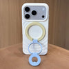 Double-Sided Magnetic Phone Ring Holder with Kickstand