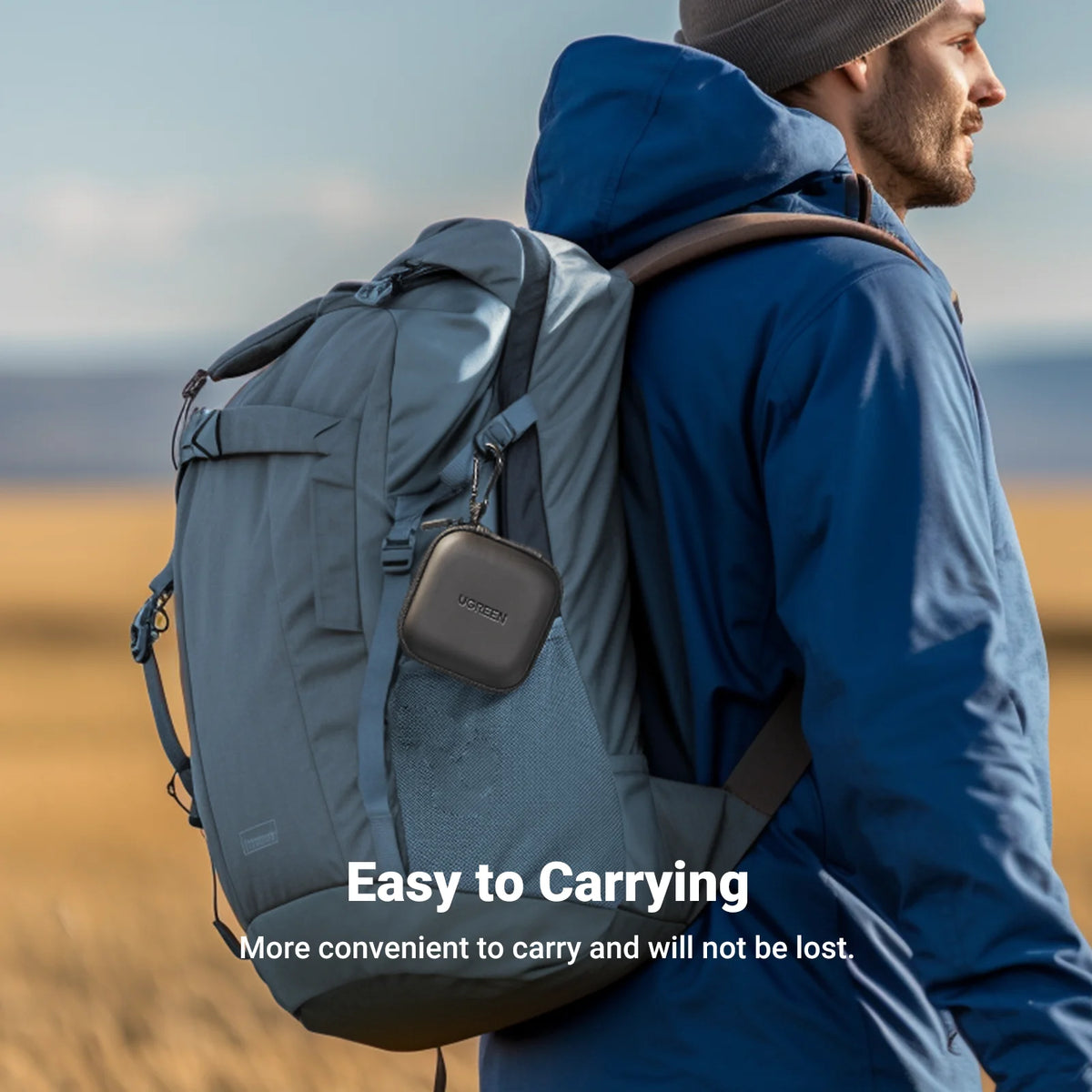 Compact EVA Hard Shell Storage Case for Earbuds and Accessories