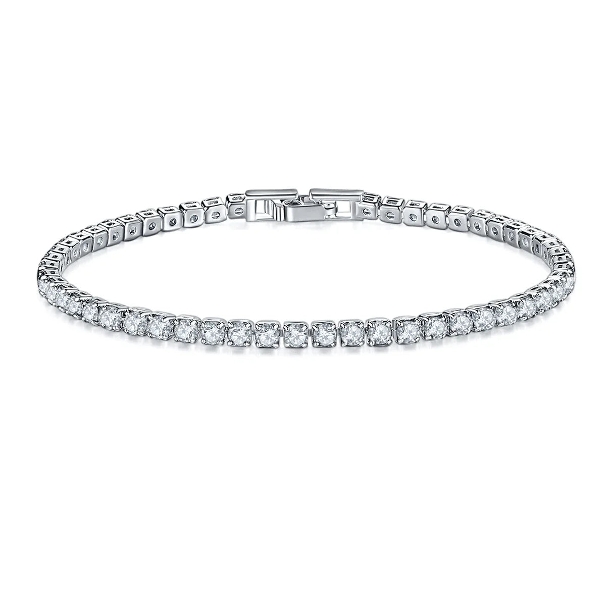 Elegante Tennisarmband mit Zirkonia