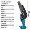 Cordless Mini Chainsaw Compatible with Makita 18V Batteries