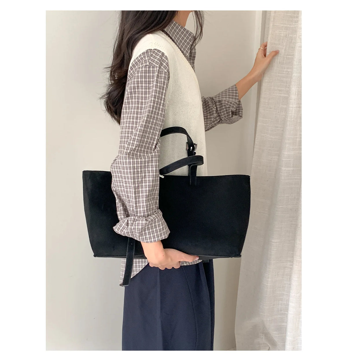 Soft PU Leather Tote Bag for Women – Spacious Everyday Carryall