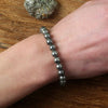 Natural Pyrite & Chalcopyrite Stone Bracelet