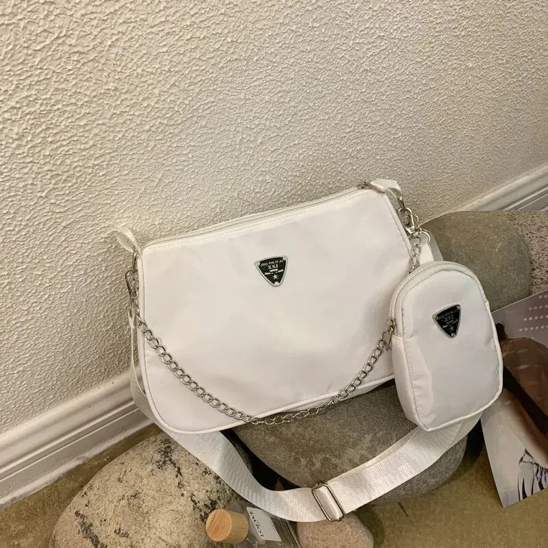 Lightweight Nylon Crossbody Bag