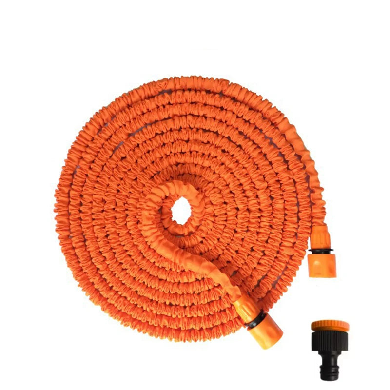 Expandable Garden Hose with High-Pressure Spray