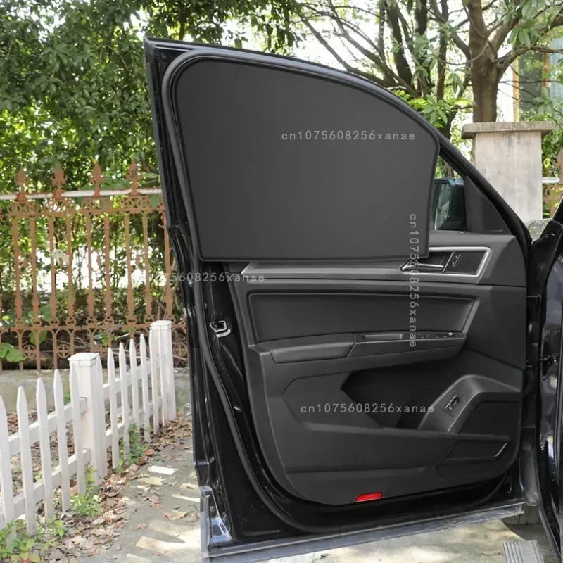 Magnetic Car Window Sunshades with UV Protection and Privacy Blackout
