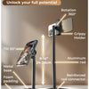 Adjustable Aluminum Phone Stand for Desk with 360° Rotation