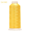 80-Color Polyester Embroidery Thread Set with Large 4000m Spools