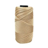 Spool of beige ice cotton silk thread used for knitting and crochet