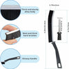 Hard-Bristled Crevice Cleaning Brush for Tight Spaces and Grout