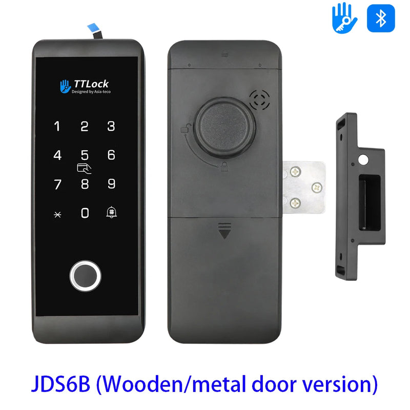 Cerradura Inteligente TTLOCK Biométrica para Puertas de Vidrio y Madera